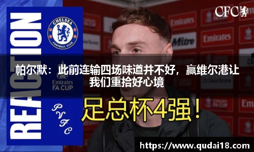 帕尔默：此前连输四场味道并不好，赢维尔港让我们重拾好心境